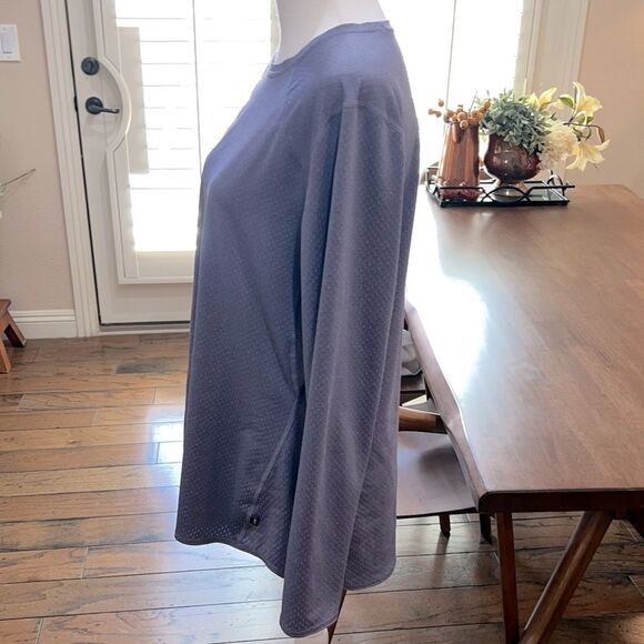 REI Co-op Women’s Midweight Base Layer Crew Top Purple Haze Waffle Knit XL - Picture 3 of 7